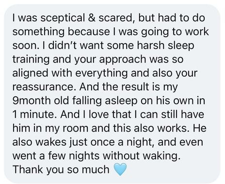 A parent's message about the self-settling plan