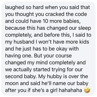A parent's message about the self-settling plan